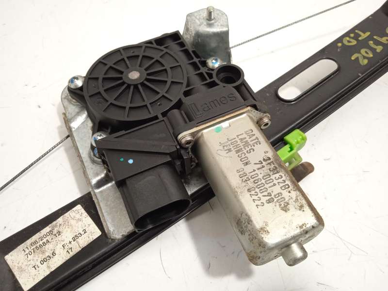 Recambio de elevalunas trasero derecho para bmw 3 (e90) 320 d referencia OEM IAM 7075884 - Plata 2