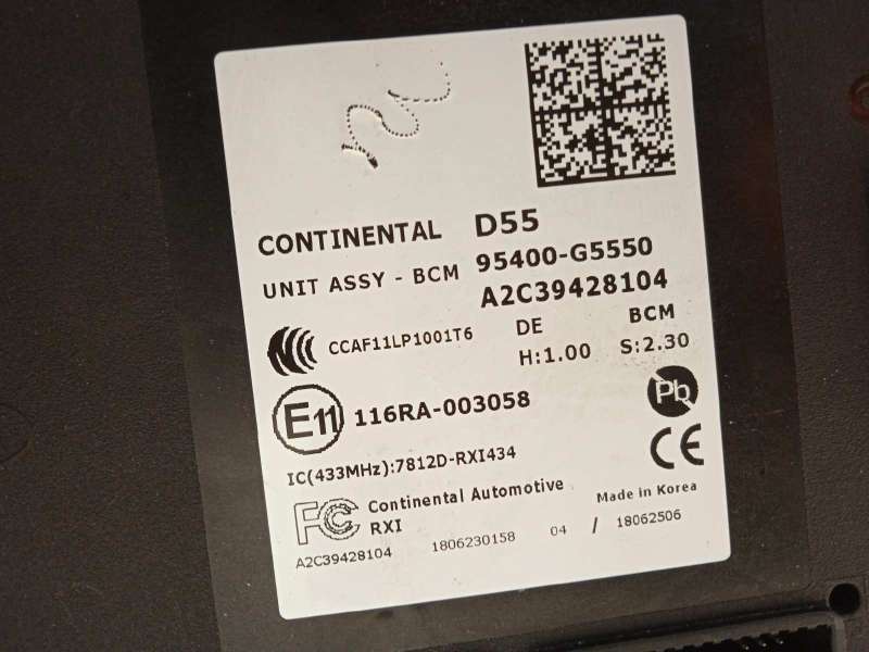 Recambio de modulo electronico para kia niro drive referencia OEM IAM 95400G5550  A2C39428104 - Azul 4