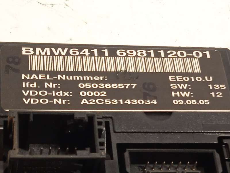 Recambio de mando climatizador para bmw 3 (e90) 320 d referencia OEM IAM 64116981120  A2C53143034 - Plata 5