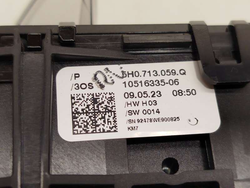 Recambio de palanca cambio para volkswagen golf viii variant (cg5, db5) 1.0 tsi referencia OEM IAM 5H0713059Q 6