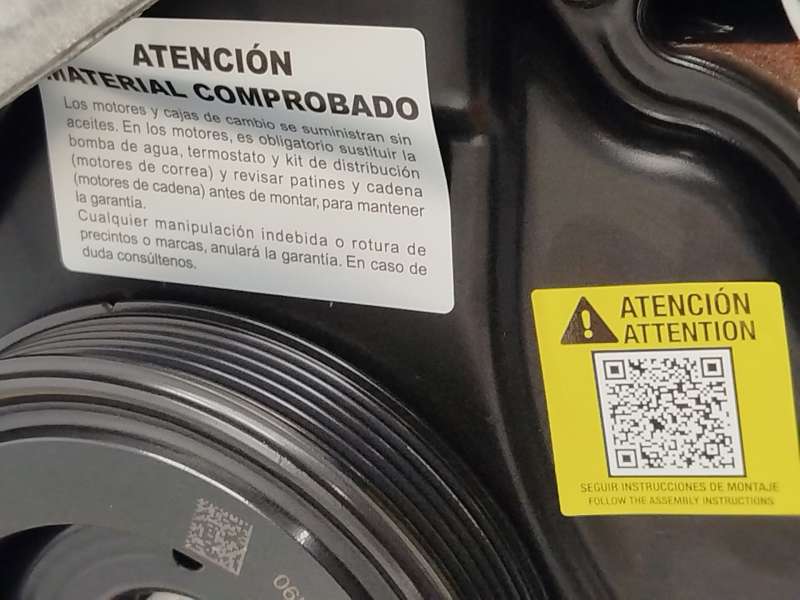 Recambio de motor completo para seat tarraco (kn2) 2.0 tfsi 4drive referencia OEM IAM DNP DNPA 9
