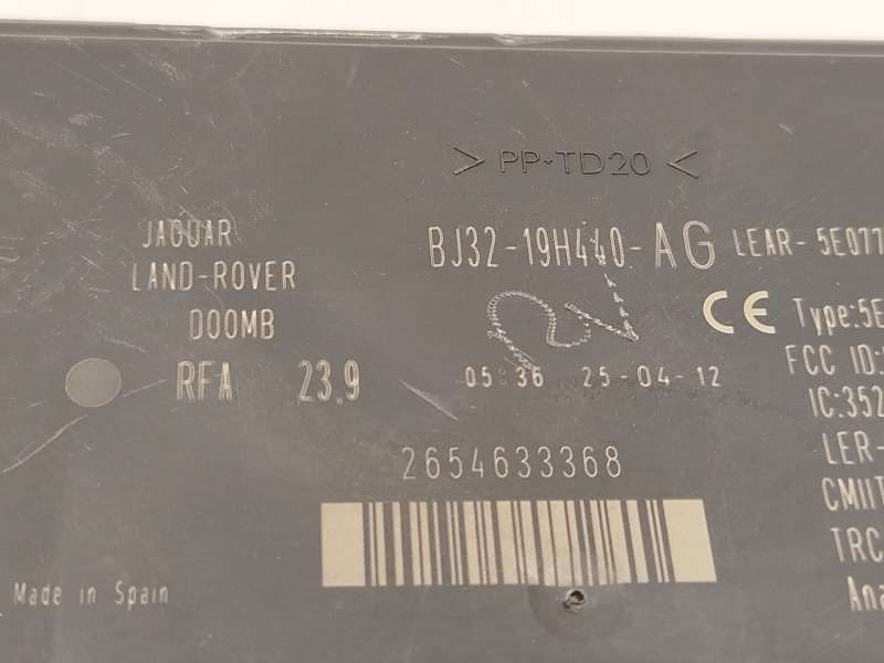 Recambio de modulo electronico para land rover range rover iii (l322) 4.4 d 4x4 referencia OEM IAM BJ3219H440AG LR071651 - Azul 4
