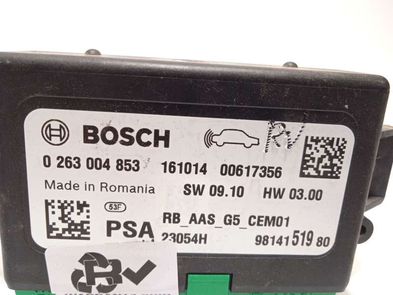 Recambio de modulo electronico para citroën c4 picasso feel referencia OEM IAM 9814151980  0263004853 - Blanco 4