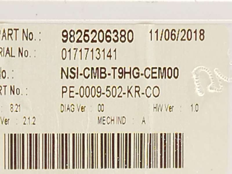 Recambio de cuadro instrumentos para peugeot 308 1.5 hdi referencia OEM IAM 9825206380 1628928780 1651148680 - Azul 6