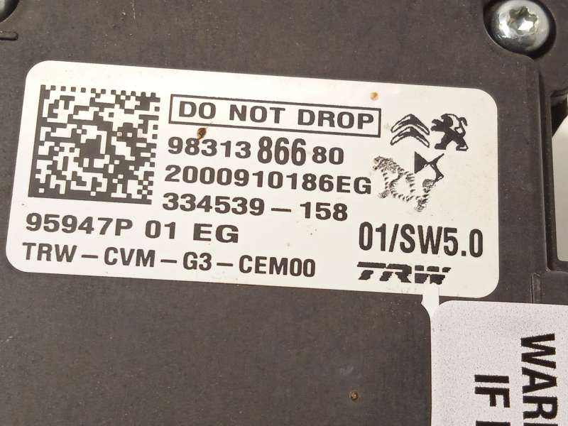 Recambio de modulo electronico para citroën berlingo (er_, ec_) 1.5 bluehdi 100 referencia OEM IAM 9831386680 - Blanco 4