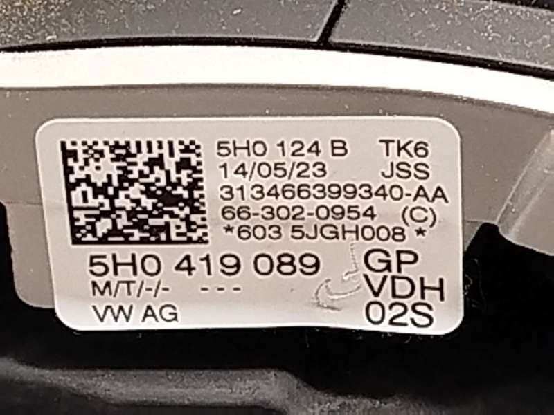 Recambio de volante para volkswagen golf viii variant (cg5, db5) 1.0 tsi referencia OEM IAM 5H0419089GPVDH 6