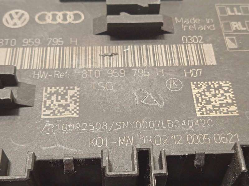 Recambio de centralita confort para audi a4 ber. (b8) básico referencia OEM IAM 8T0959795H - Negro 4