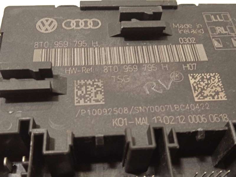 Recambio de centralita confort para audi a4 ber. (b8) básico referencia OEM IAM 8T0959795H - Negro 3