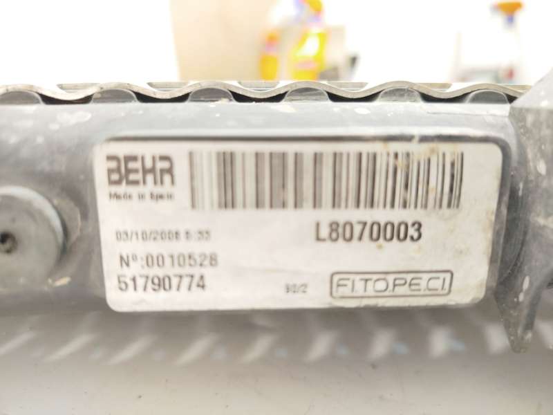 Recambio de radiador agua para fiat fiorino furgoneta/monovolumen (225_) 1.4 (225bxa1a, 225bxf1a) referencia OEM IAM 51790774 - Blanco 3