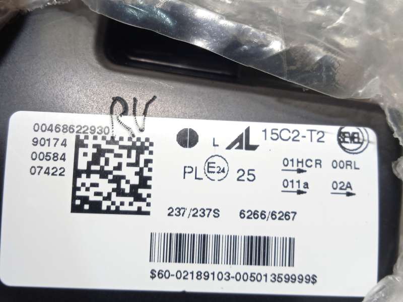 Recambio de faro izquierdo para fiat ducato furgoneta (250_) 180 multijet 2,3 d referencia OEM IAM 46862293 00468622930 7