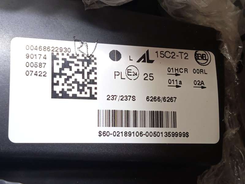 Recambio de faro izquierdo para fiat ducato furgoneta (250_) 180 multijet 2,3 d referencia OEM IAM 46862293 00468622930 7