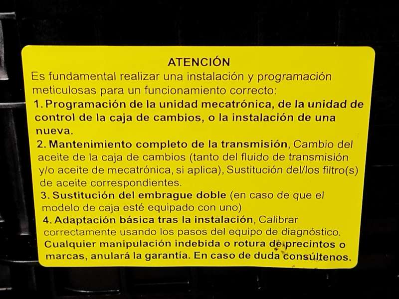 Recambio de caja cambios para peugeot 508 ii (fb_, fh_, f3_) 1.5 bluehdi 130 (fbyhzj, fbyhzr) referencia OEM IAM 20GT89 98317598 6