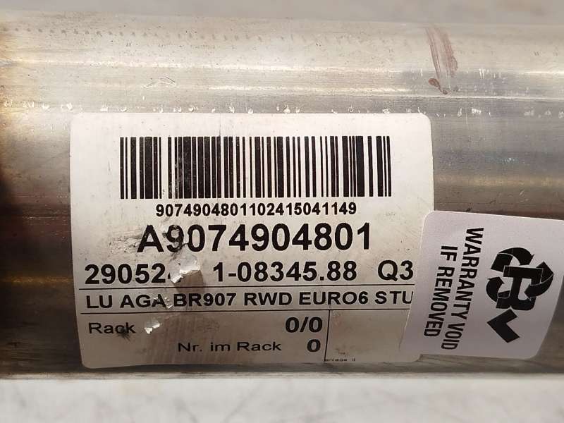 Recambio de tubo escape completo para mercedes-benz sprinter 4-t furgoneta (b907, b910) 419 cdi rwd (907.643, 907.645, 907.647) 7
