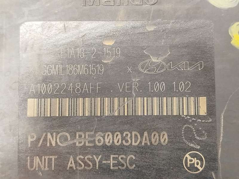 Recambio de abs para kia rio iv (yb, sc, fb) 1.0 t-gdi 120 eco-dynamics+ referencia OEM IAM 58910H8400 BH6013DA00 MGH85ADBH6013D 6