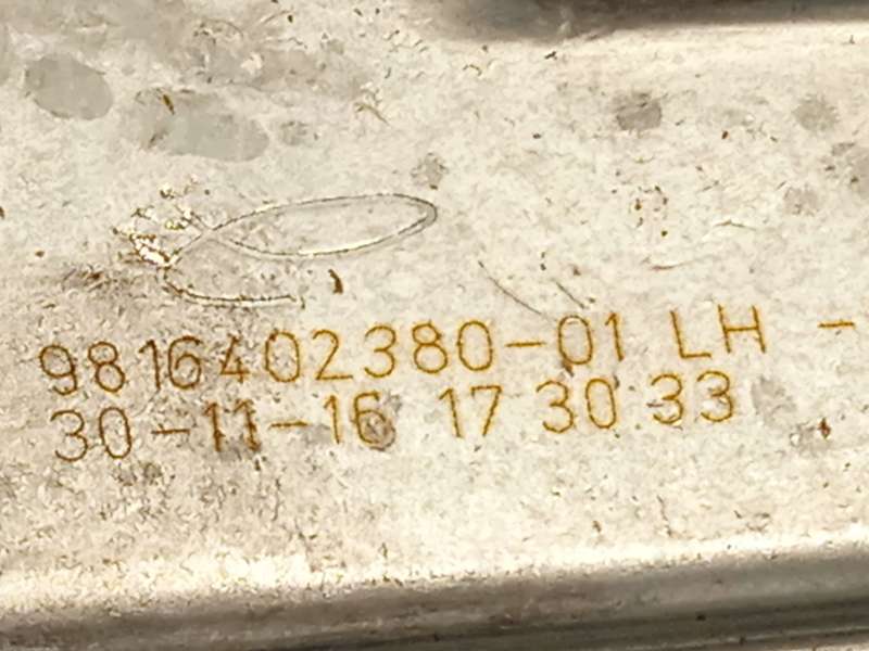 Recambio de elevalunas trasero izquierdo para peugeot 2008 (--.2013) 1.2 12v e-thp referencia OEM IAM 9816402380 9816401580 0130 - Gris 4