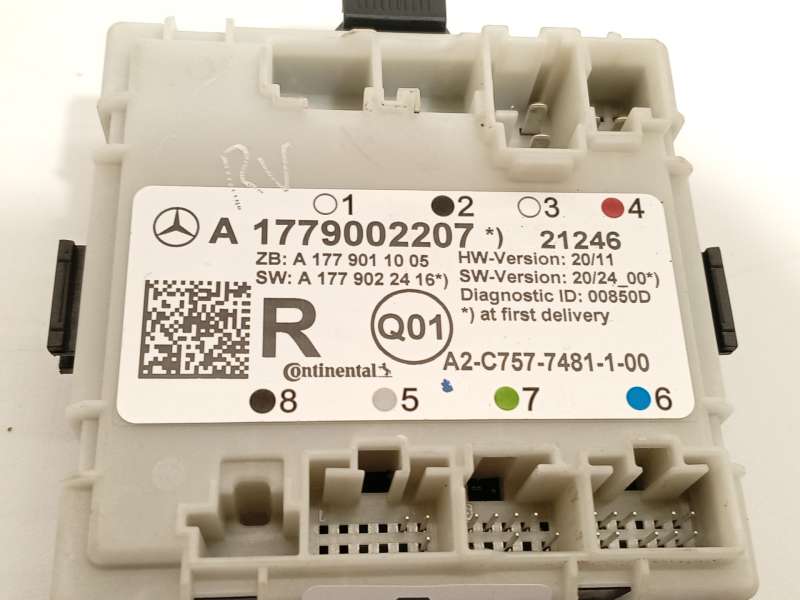 Recambio de modulo confort para mercedes-benz cla (c118) cla 250 e (118.386) referencia OEM IAM A1779002207  A2C7577481100 - Gris 3