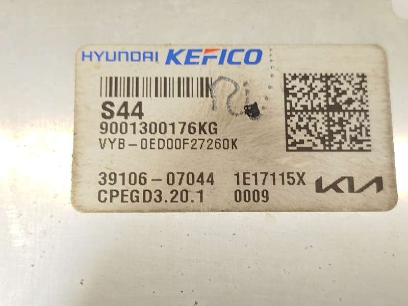 Recambio de centralita motor uce para kia rio iv (yb, sc, fb) 1.0 t-gdi 120 eco-dynamics+ referencia OEM IAM 3910607044 4
