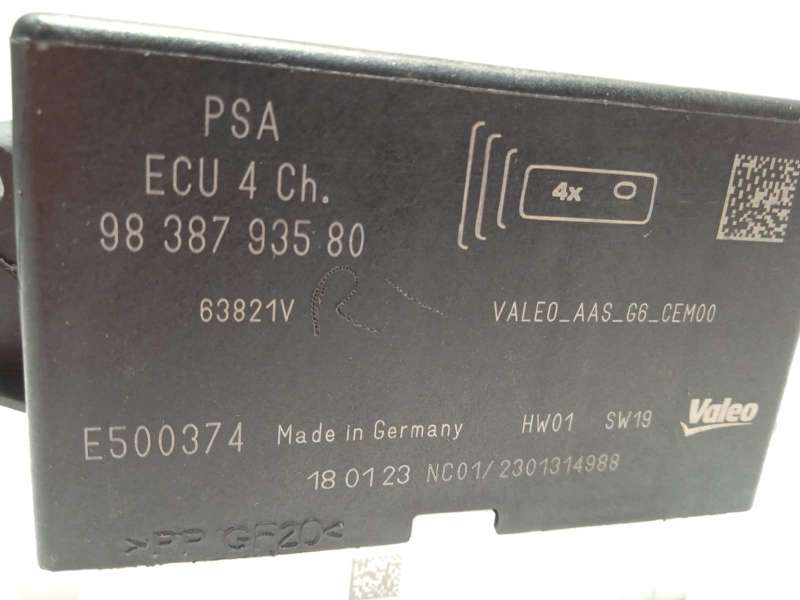 Recambio de modulo electronico para peugeot 208 (p2) active referencia OEM IAM 9838793580 - Blanco 4
