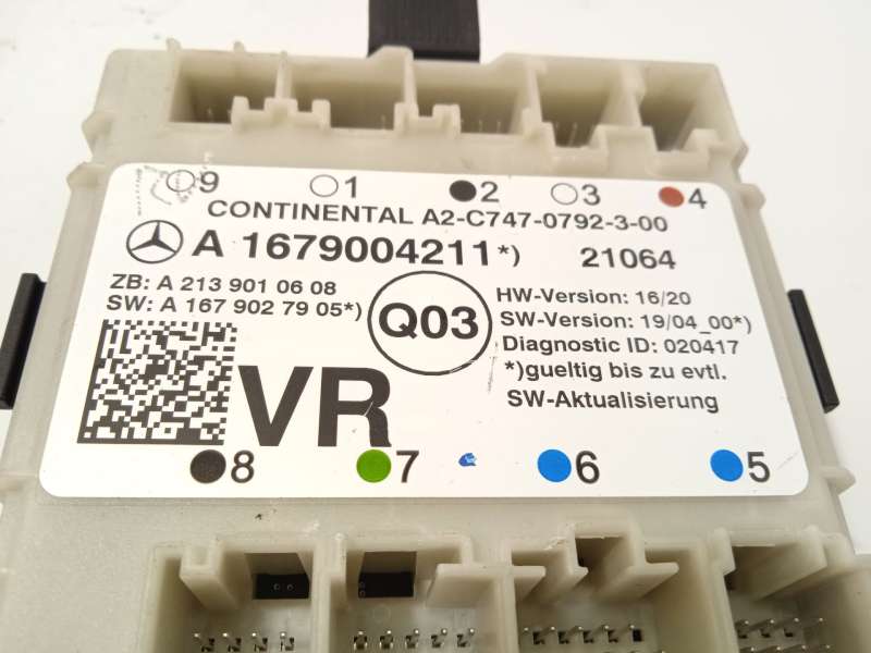 Recambio de modulo confort para mercedes-benz clase c (w205) c 220 d (205.014) referencia OEM IAM A1679004211  A2C7470792300 - Negro 3