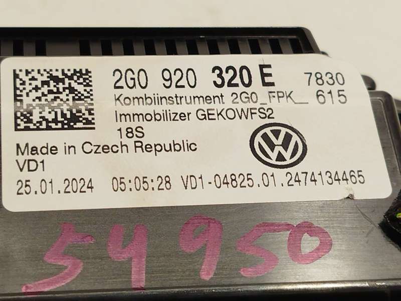 Recambio de cuadro instrumentos para volkswagen t-cross (c11, d31) 1.0 tsi referencia OEM IAM 2G0920320E 5