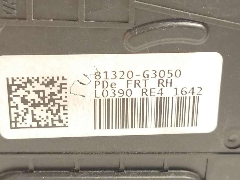 Recambio de cerradura puerta delantera derecha para hyundai i30 (pde, pd, pden) 1.5 referencia OEM IAM 81320G3050 - Gris 3