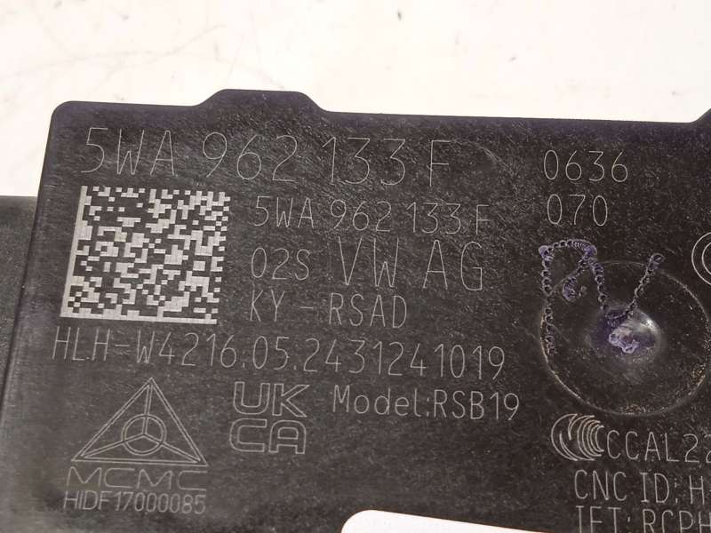 Recambio de antena para seat leon (kl1, klg) 1.0 tsi referencia OEM IAM 5WA962133F - Azul 3