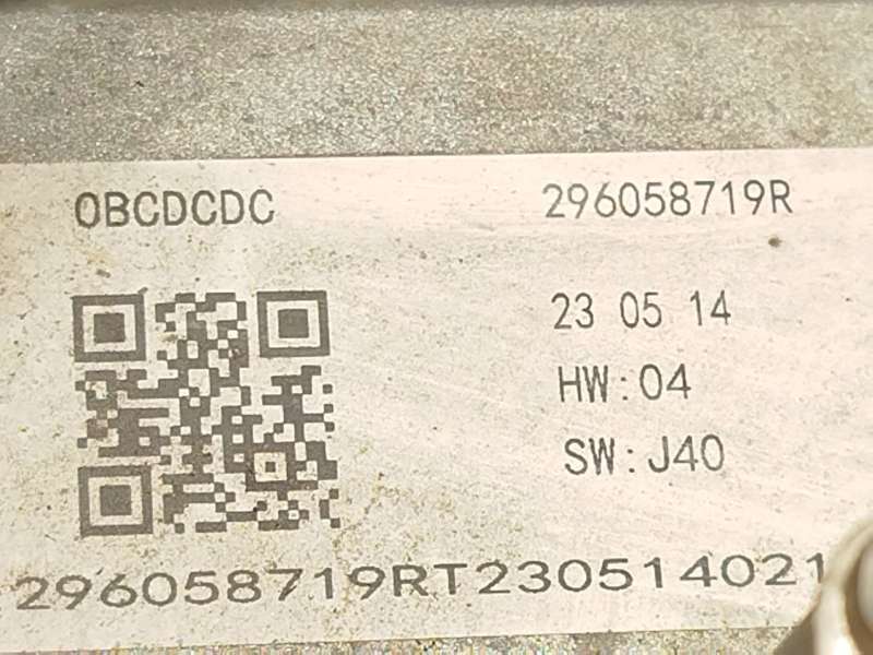Recambio de convertidor potencia para dacia spring ev (b6m1) referencia OEM IAM 296058719R 5