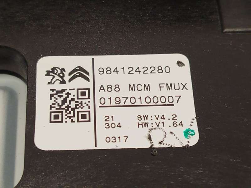 Recambio de pantalla multifuncion para citroën c3 aircross ii (2r_, 2c_) 1.5 bluehdi 120 (2cyhxx) referencia OEM IAM 9841242280 6