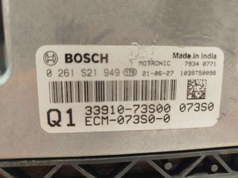 Recambio de centralita motor uce para suzuki ignis iii (mf, ff) 1.2 hybrid (atk412) referencia OEM IAM 3391073S00 3391073S00000 4