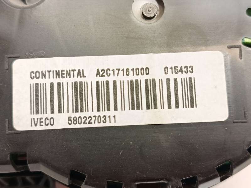 Recambio de cuadro instrumentos para iveco daily vi furgoneta 33s16, 35s16, 35c16, 40c16, 50c16 referencia OEM IAM 5802270311  A - Blanco 5