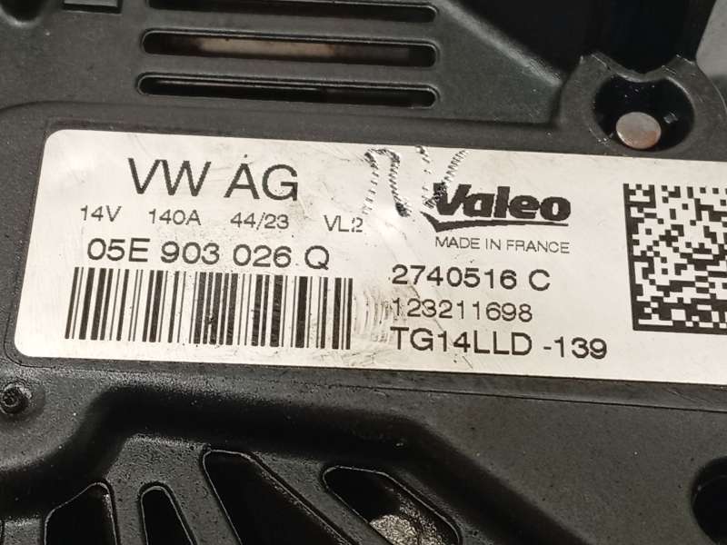 Recambio de alternador para seat arona (kj7, kjp) 1.0 tsi referencia OEM IAM 05E903026Q 2740516C TG14LLD 4