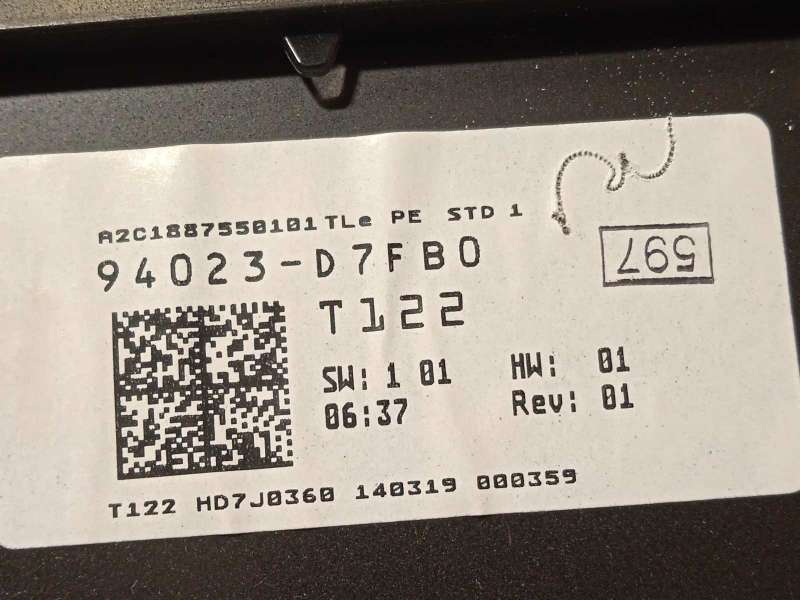 Recambio de cuadro instrumentos para hyundai tucson referencia OEM IAM 94023D7FB0 - Gris 8