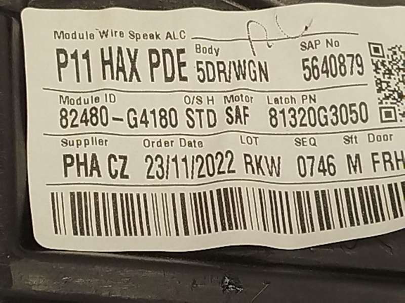Recambio de elevalunas delantero derecho para hyundai i30 (pde, pd, pden) 1.5 referencia OEM IAM 82480G4180 82460G4010 - Gris 3