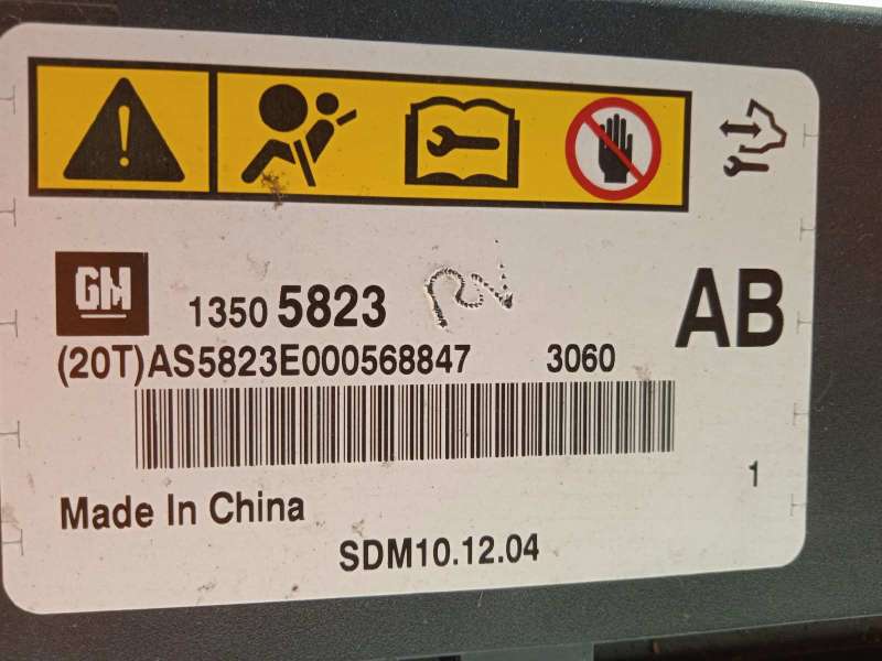 Recambio de centralita airbag para chevrolet orlando 2.0 diesel cat referencia OEM IAM 13505823 - Blanco 4