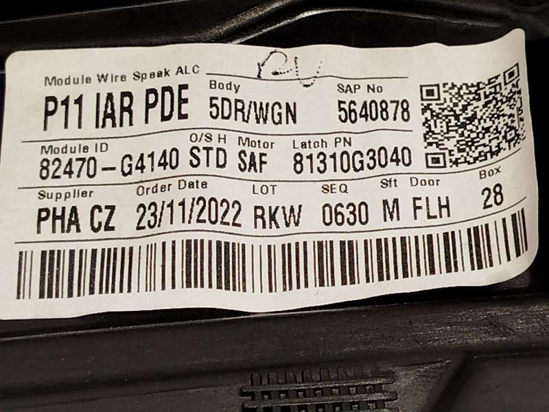 Recambio de elevalunas delantero izquierdo para hyundai i30 (pde, pd, pden) 1.5 referencia OEM IAM 82470G4140 82450G4010 - Gris 5