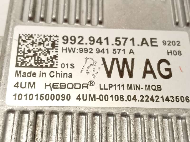 Recambio de centralita led derecha para seat arona (kj7, kjp) 1.0 tsi referencia OEM IAM 992941571AE  10101500090 4