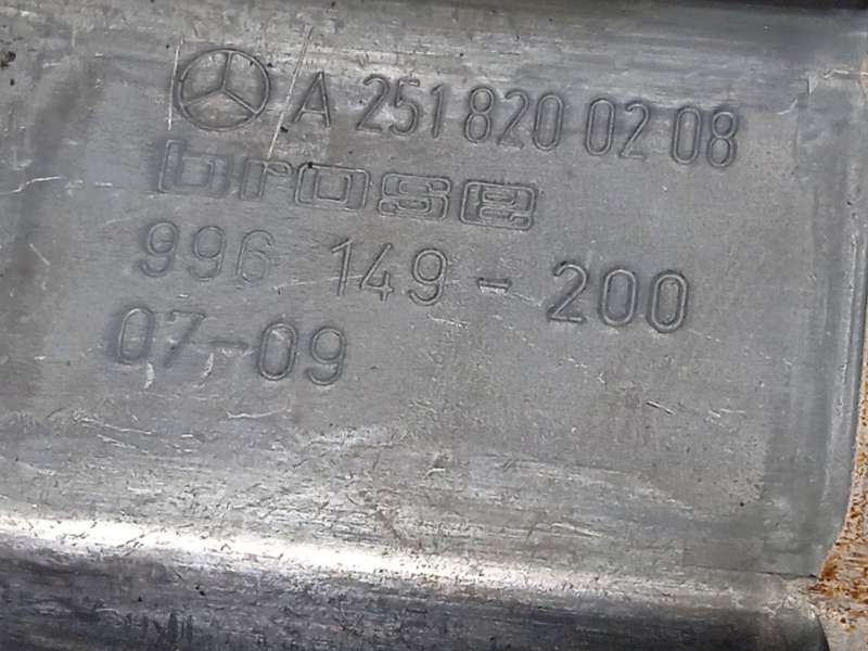 Recambio de elevalunas trasero derecho para mercedes-benz clase r (w251, v251) r 280 cdi 4-matic (251.020) referencia OEM IAM A2 - Blanco 6