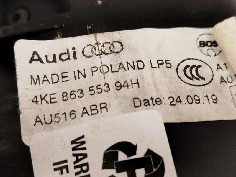 Recambio de bandeja trasera para audi e-tron (gen) 50 quattro referencia OEM IAM 4KE86355394H - Negro 2