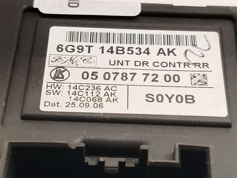Recambio de centralita confort para ford s-max (wa6) 2.0 tdci referencia OEM IAM 6G9T14B534AK - Plata 3