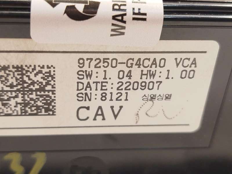 Recambio de mando climatizador para hyundai i30 (pde, pd, pden) 1.5 referencia OEM IAM 97250G4CA0 97250G4CA0VCA - Gris 7