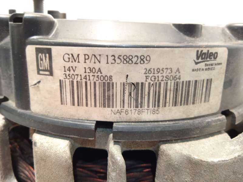 Recambio de alternador para opel mokka / mokka x (j13) 1.4 (_76) referencia OEM IAM 13588289  13588289 - Plata 4