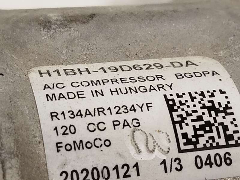 Recambio de compresor aire acondicionado para ford fiesta (ce1) st-line referencia OEM IAM H1BH19D629DA 2673870 - Blanco 4