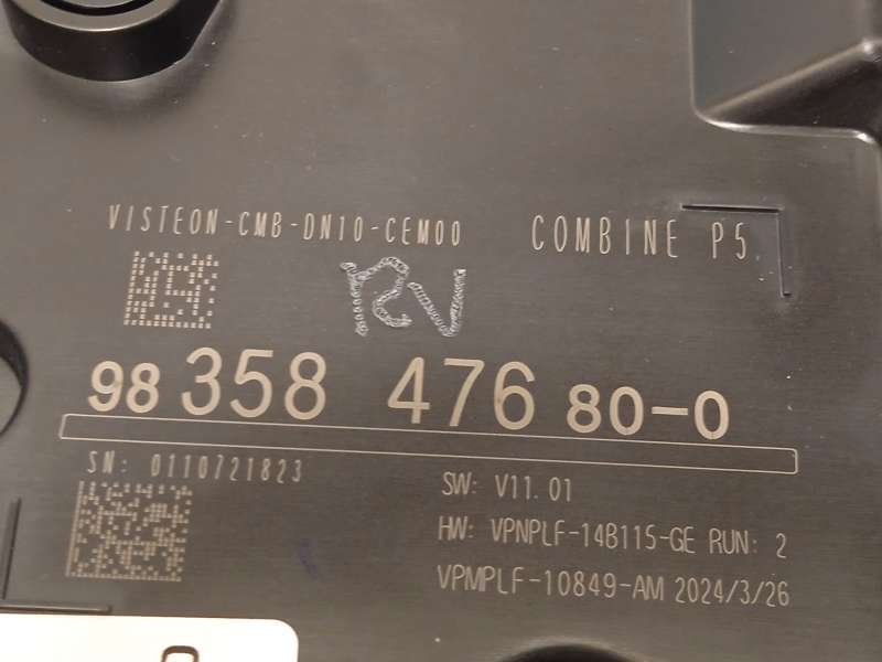 Recambio de cuadro instrumentos para peugeot 308 iii (fb_, fh_, fp_, f3_, fm_) puretech 110 (fphnpl) referencia OEM IAM 98358476 6