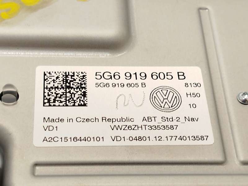 Recambio de pantalla multifuncion para volkswagen touran (5t1) 1.6 tdi referencia OEM IAM 5G6919605B  A2C1516440101 7