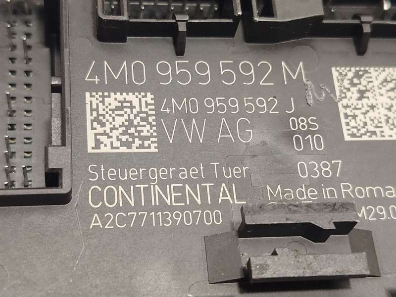 Recambio de centralita confort para audi e-tron (gen) 50 quattro referencia OEM IAM 4M0959592M  A2C7711390700 - Negro 3