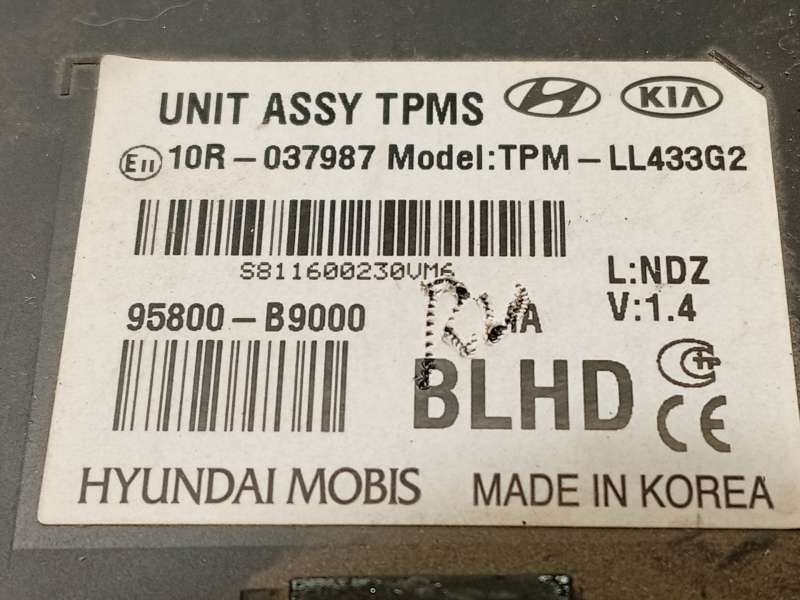 Recambio de modulo electronico para hyundai i10 ii (ba, ia) 1.2 referencia OEM IAM 95800B9000 4