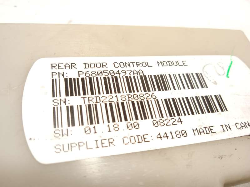 Recambio de centralita confort para chrysler grand voyager v (rt) 2.8 crd referencia OEM IAM P68050497AA K68050497AA 3