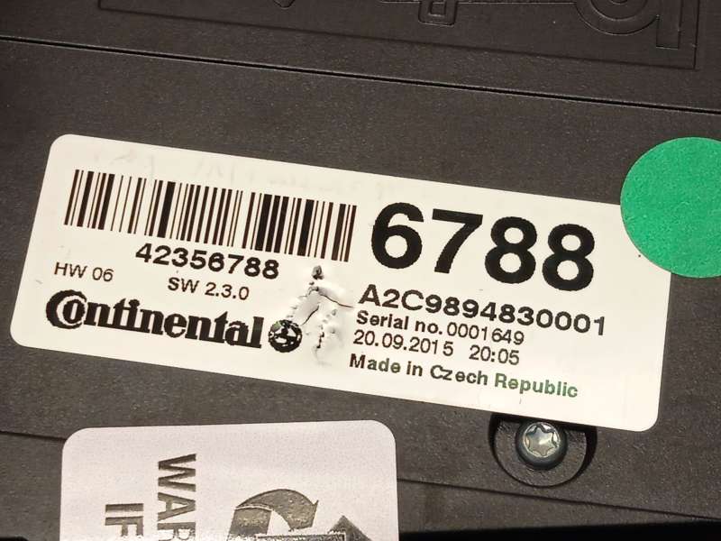 Recambio de mando multifuncion para opel mokka / mokka x (j13) 1.4 (_76) referencia OEM IAM 42356788  A2C9894830001 - Plata 5
