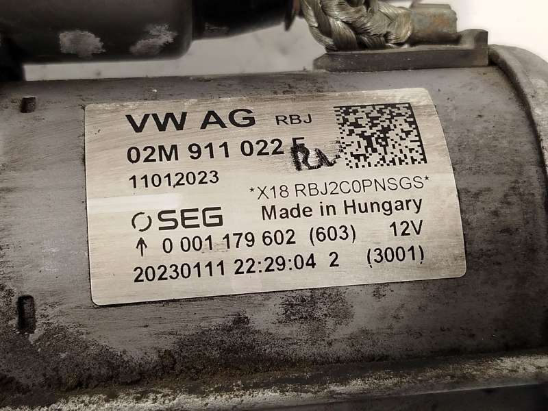Recambio de motor arranque para seat arona (kj7, kjp) 1.0 tsi referencia OEM IAM 02M911022F  0001179602 5