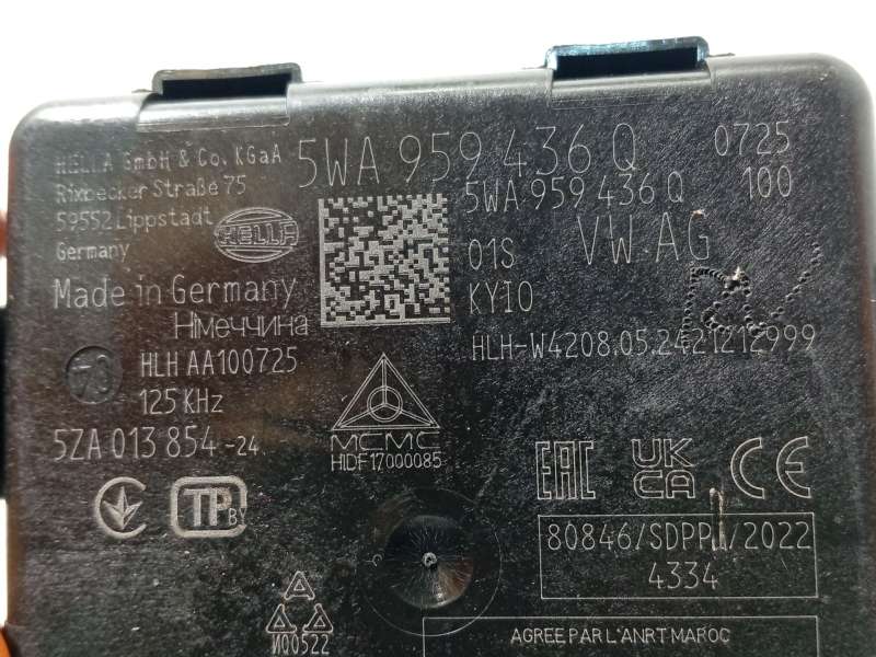 Recambio de modulo electronico para seat leon (kl1, klg) 1.5 etsi referencia OEM IAM 5WA959436Q - Rojo 4